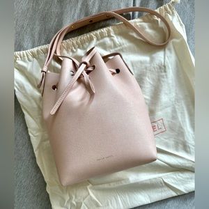 Mansur Gavriel Mini Bucket Bag in pink